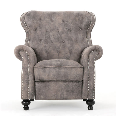 Modern Manual Push Back Recliner Chair