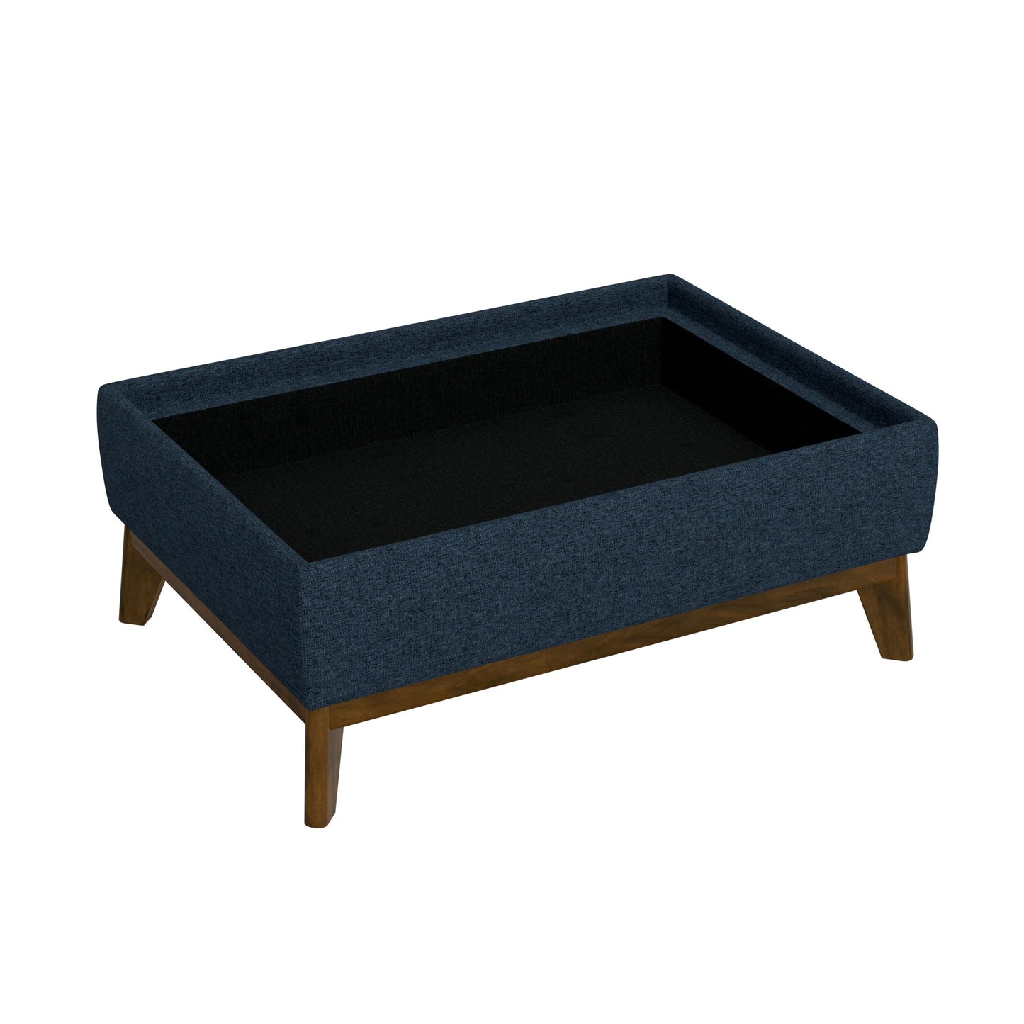Reversible Tray Ottoman - Blue