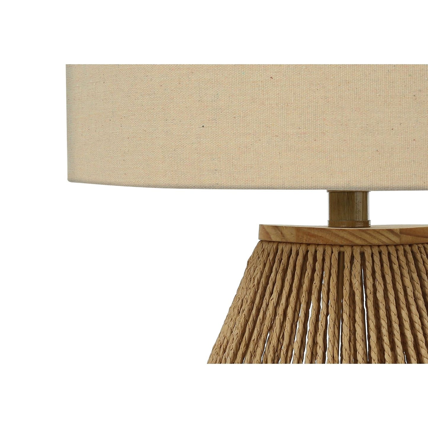 Lighting, Table Lamp, Rope, Resin, Transitional - Brown