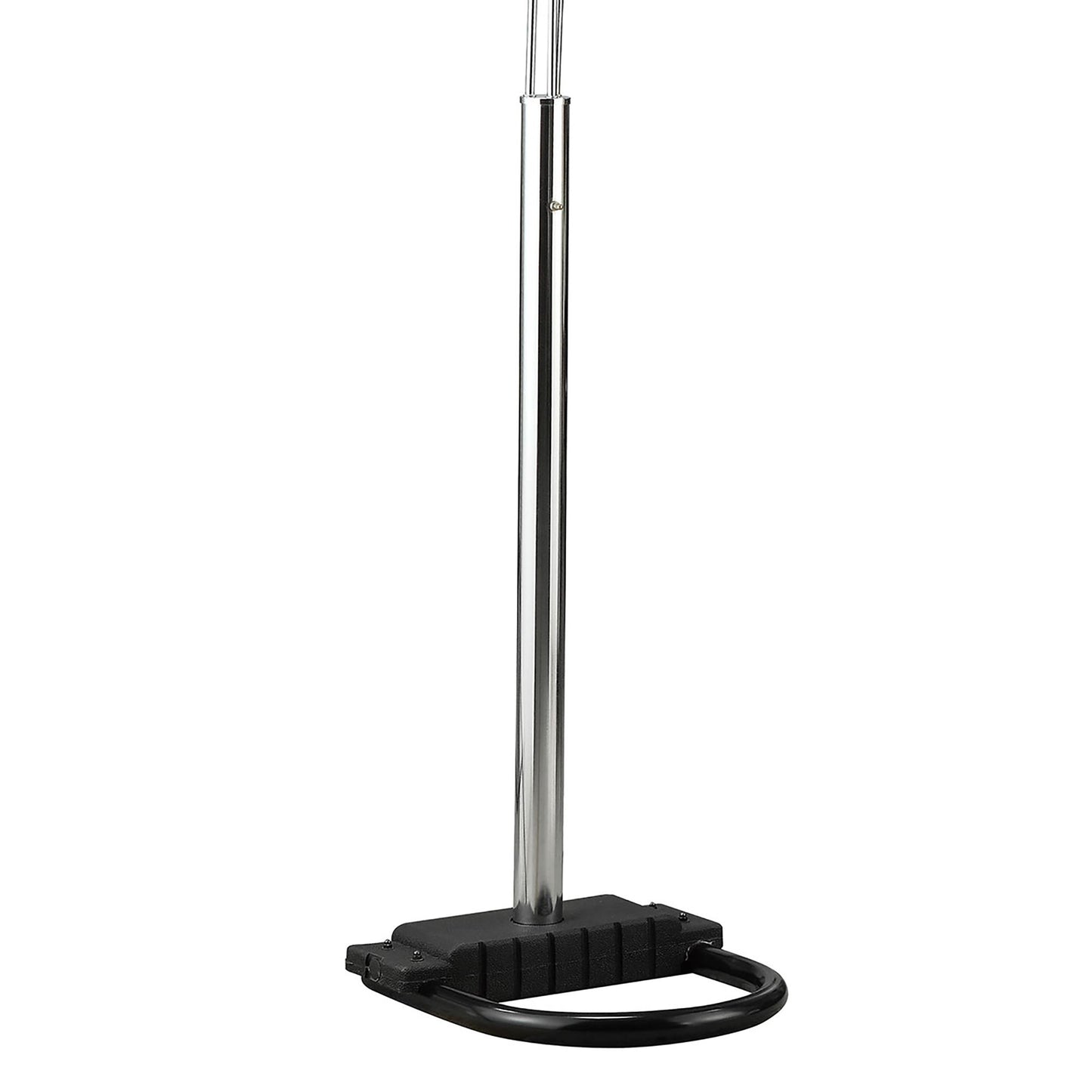 Bali - Shores Hanging Crystal Arc Floor Lamp Floor Lamp - Chrome