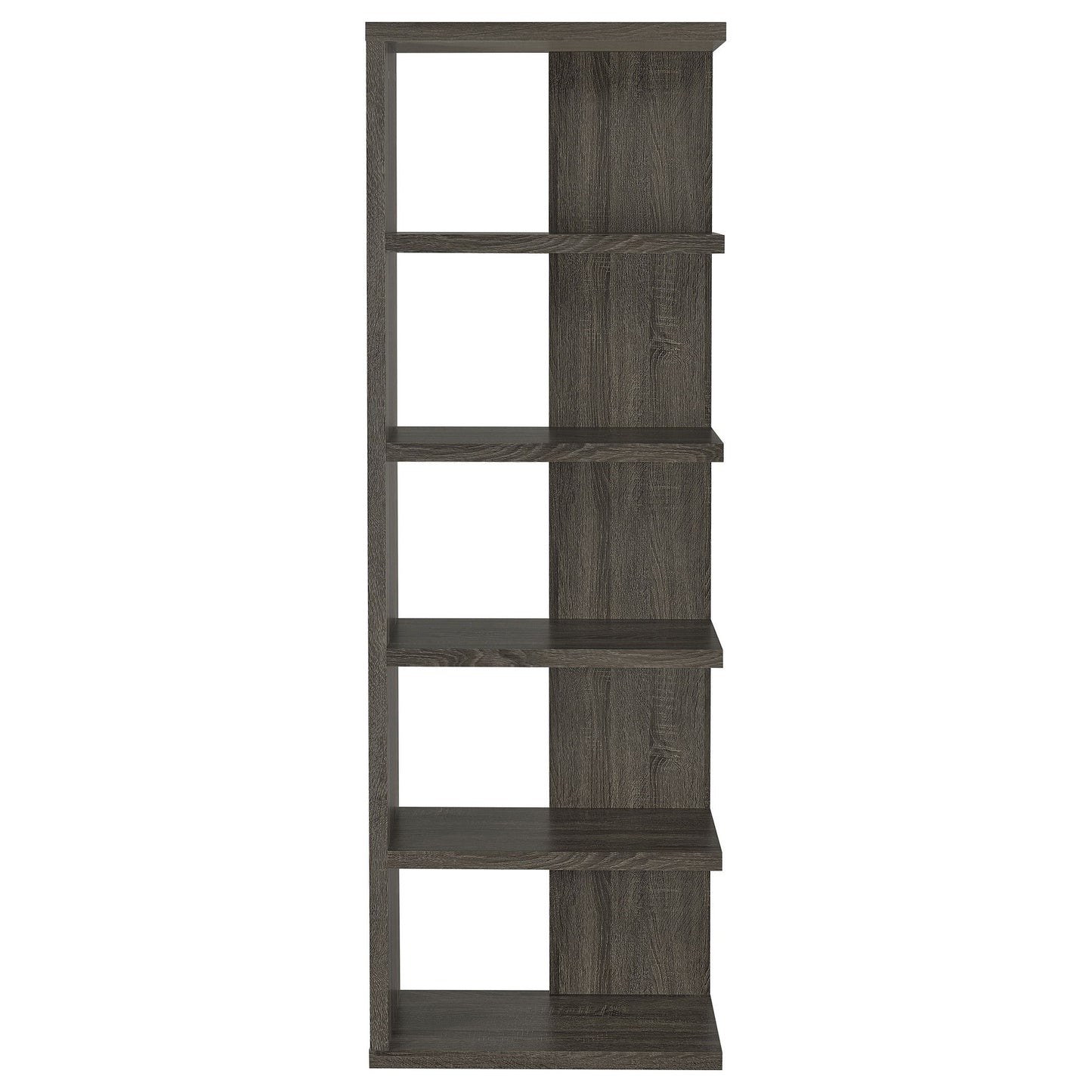 5 Shelf Bookcase - Gray