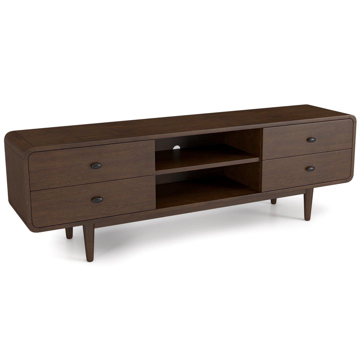 Alexa - TV Stand - Dark Brown / Wood