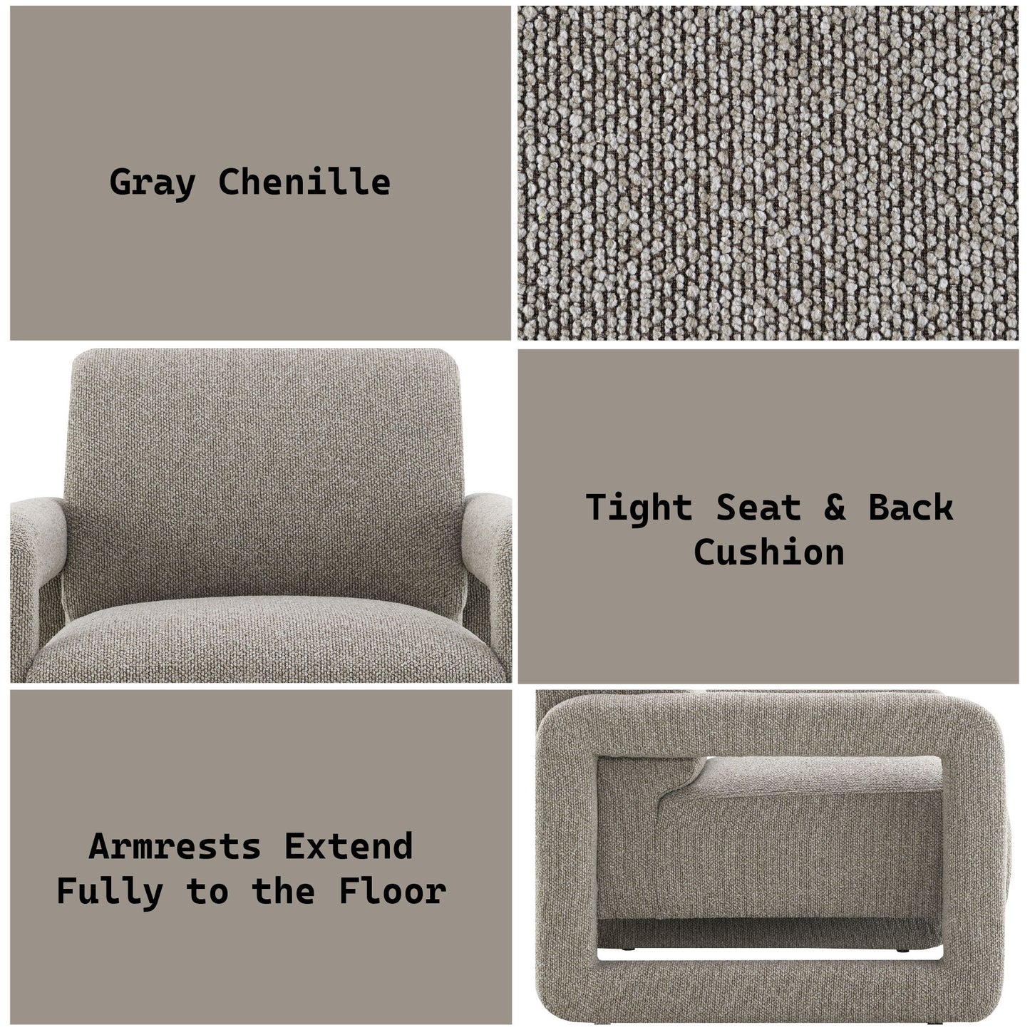Glenda - Accent Chair - Gray