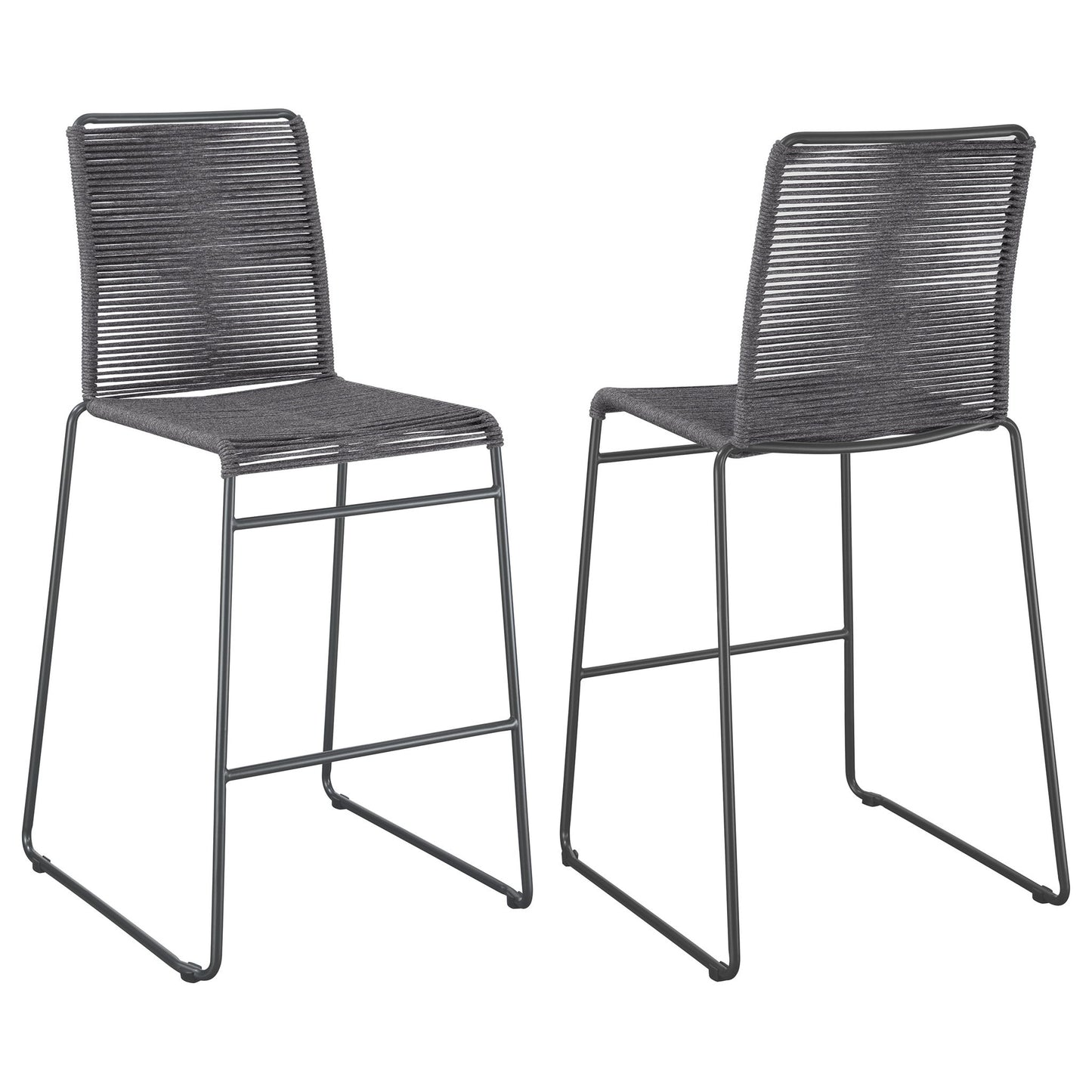 Jerome - Bar Chair (Set of 2) - Charcoal