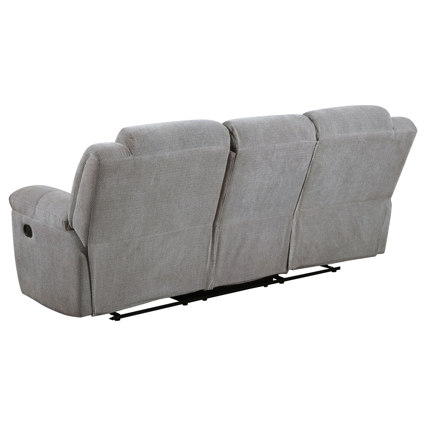 Sebring - 2 Piece Upholstered Reclining Sofa Set With Manual Recline - Gray
