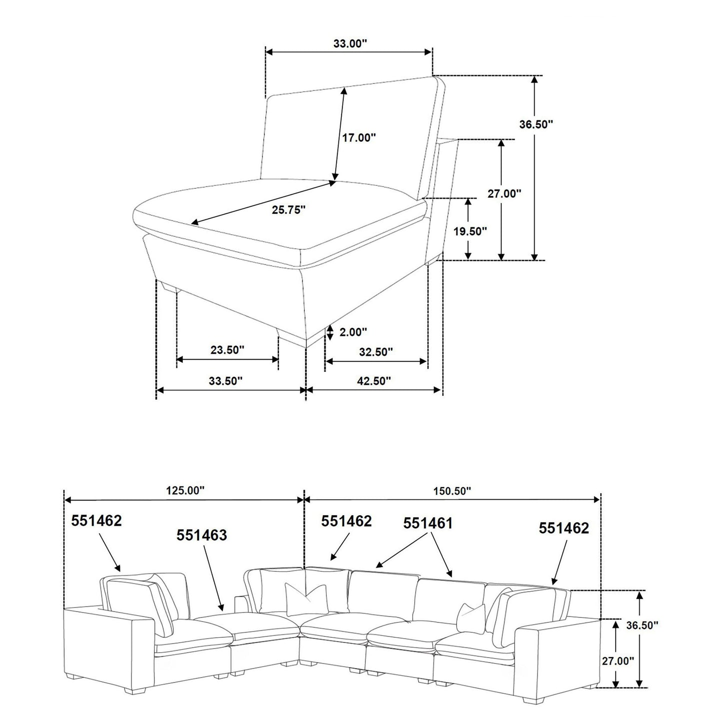 Ridgemont - Sectional Sofa
