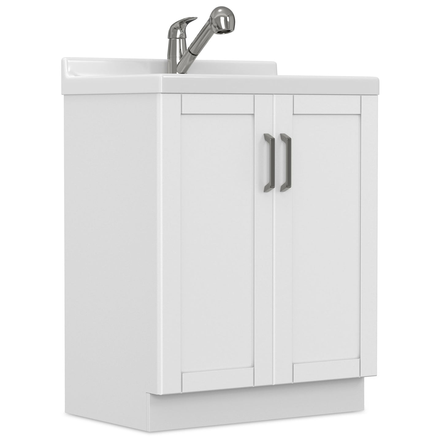 Kyle - Laundry Cabinet & Faucet And Stainless Steel Sink