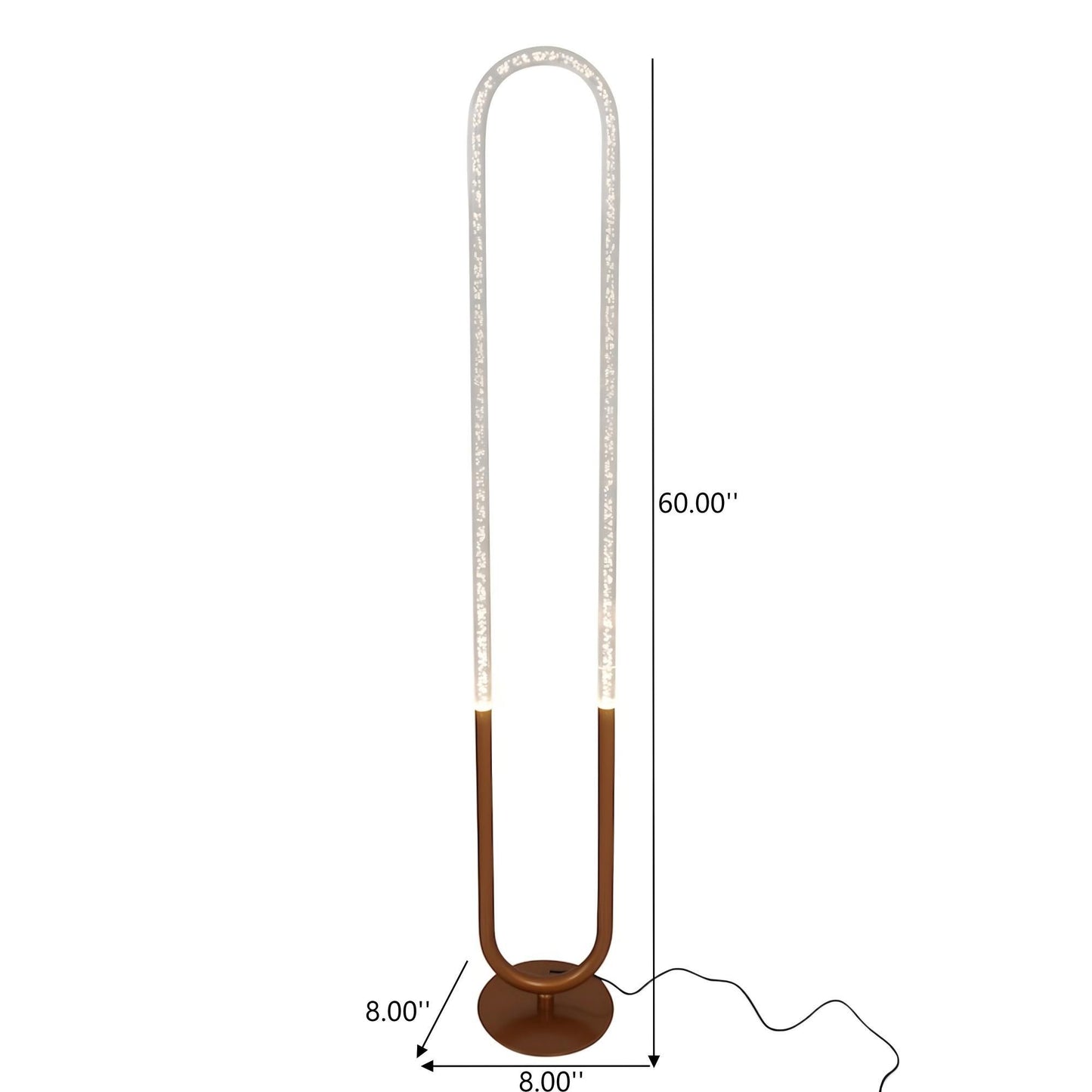 Zeon - LED Floor Lamp, 110 - 120V - Bronze