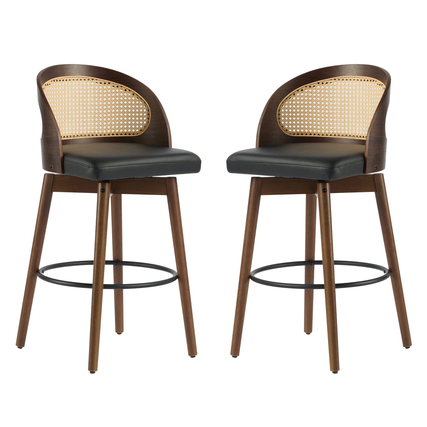 Como - Indoor Wood Barstool (Sey of 2)
