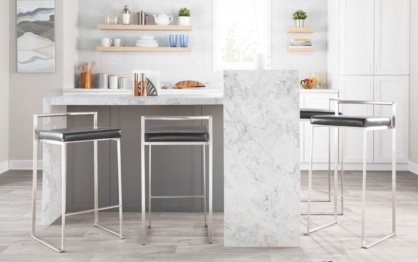 Fuji - Contemporary Stackable Design Barstool