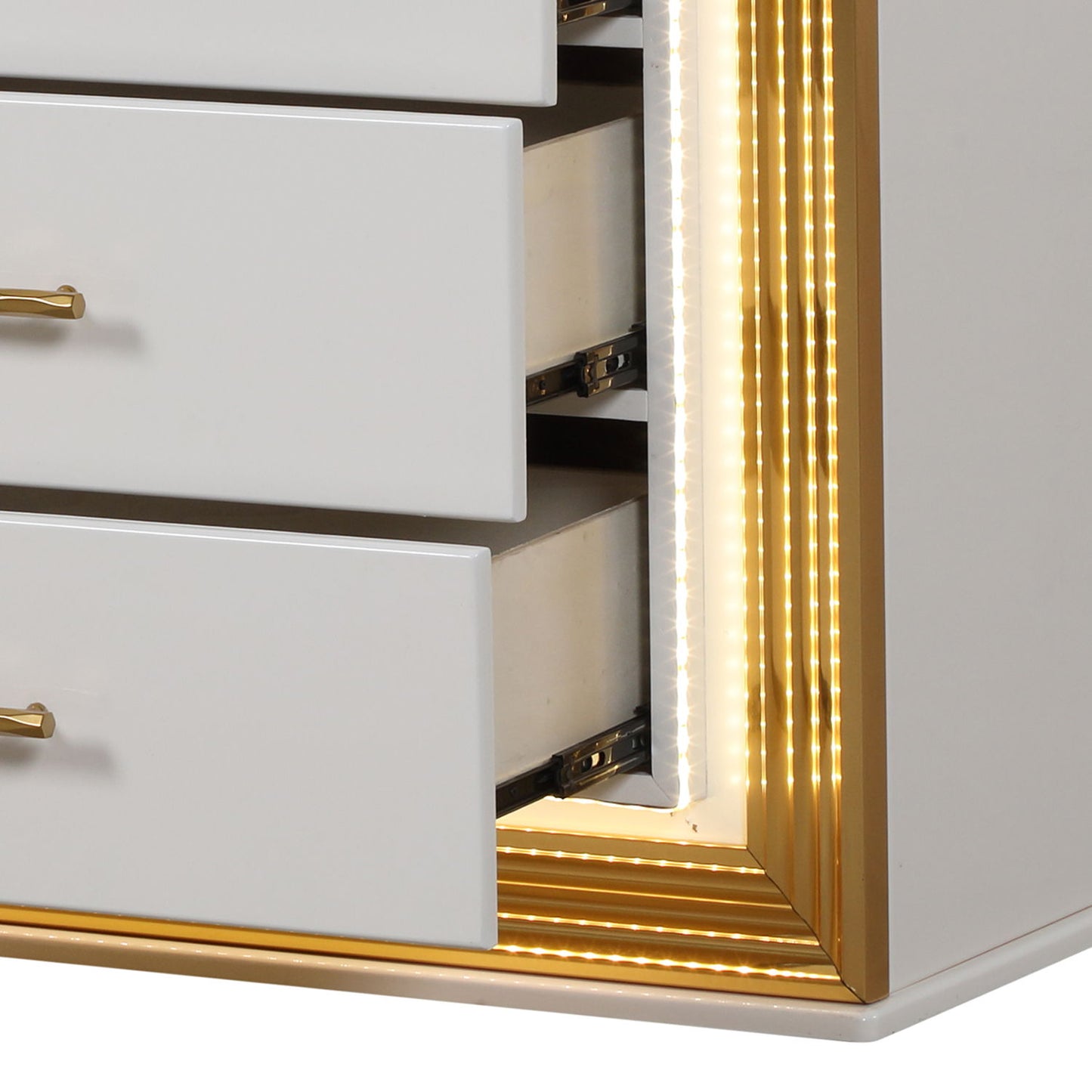 Obsession - 5 Drawer Chest - White