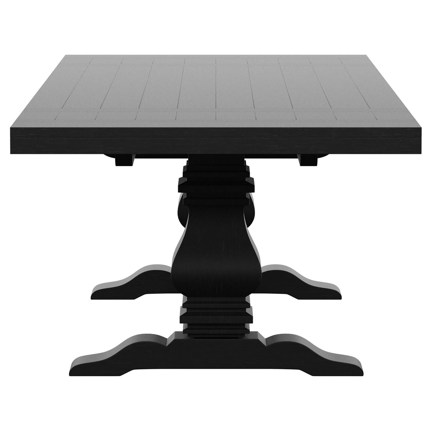 Extension Dining Table Set With Expandable Table With Upholstered Wingback Chairs