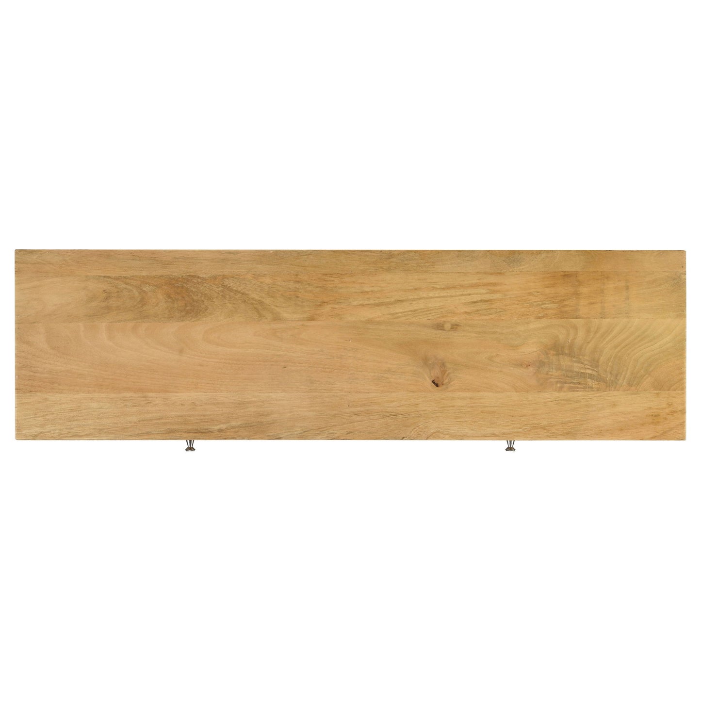 Harmony - 2 Drawer Table With Sled Base In Tones Accents - Natural