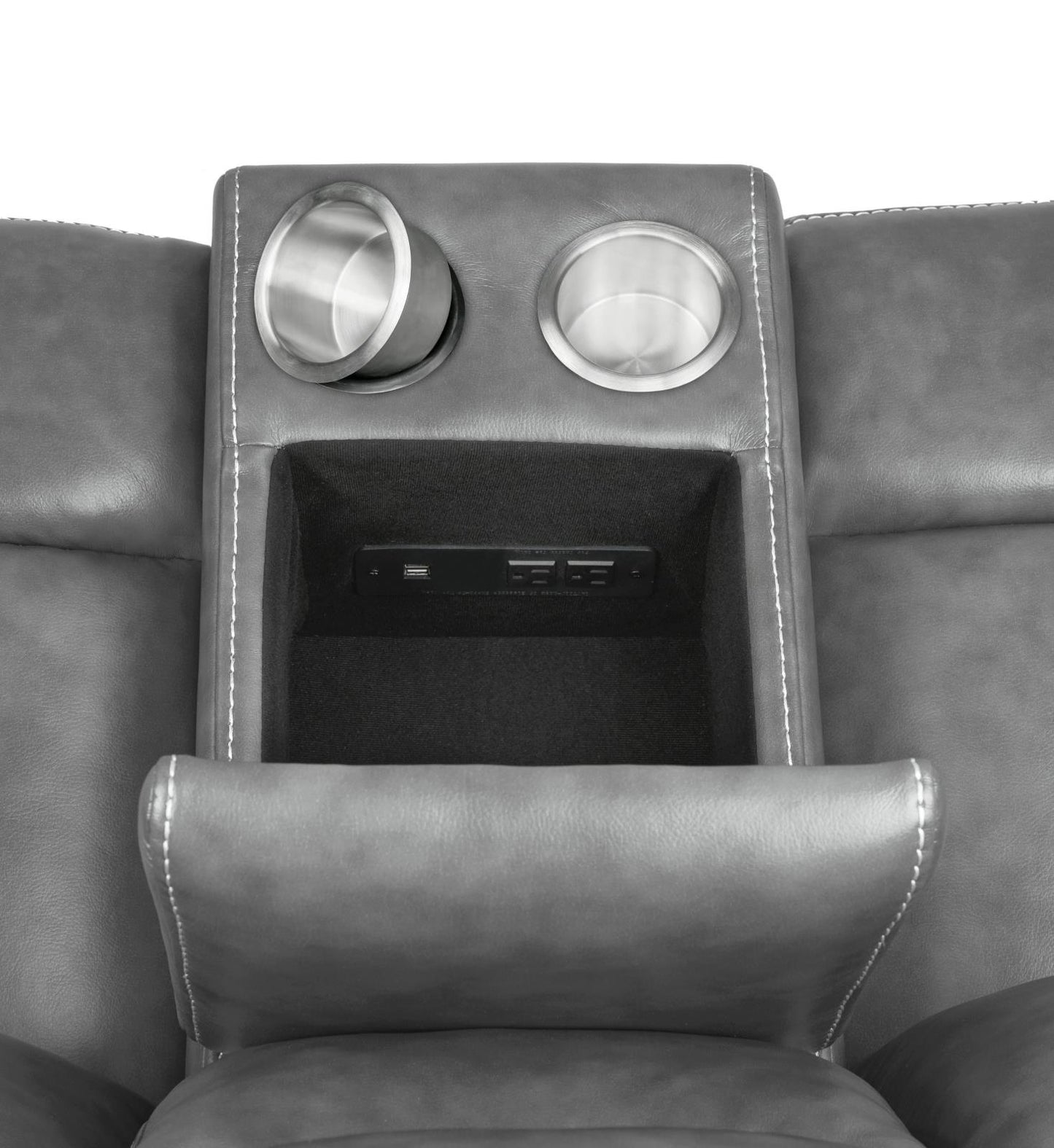 Conrad - GLIDER LOVESEAT W/ POWER OUTLET