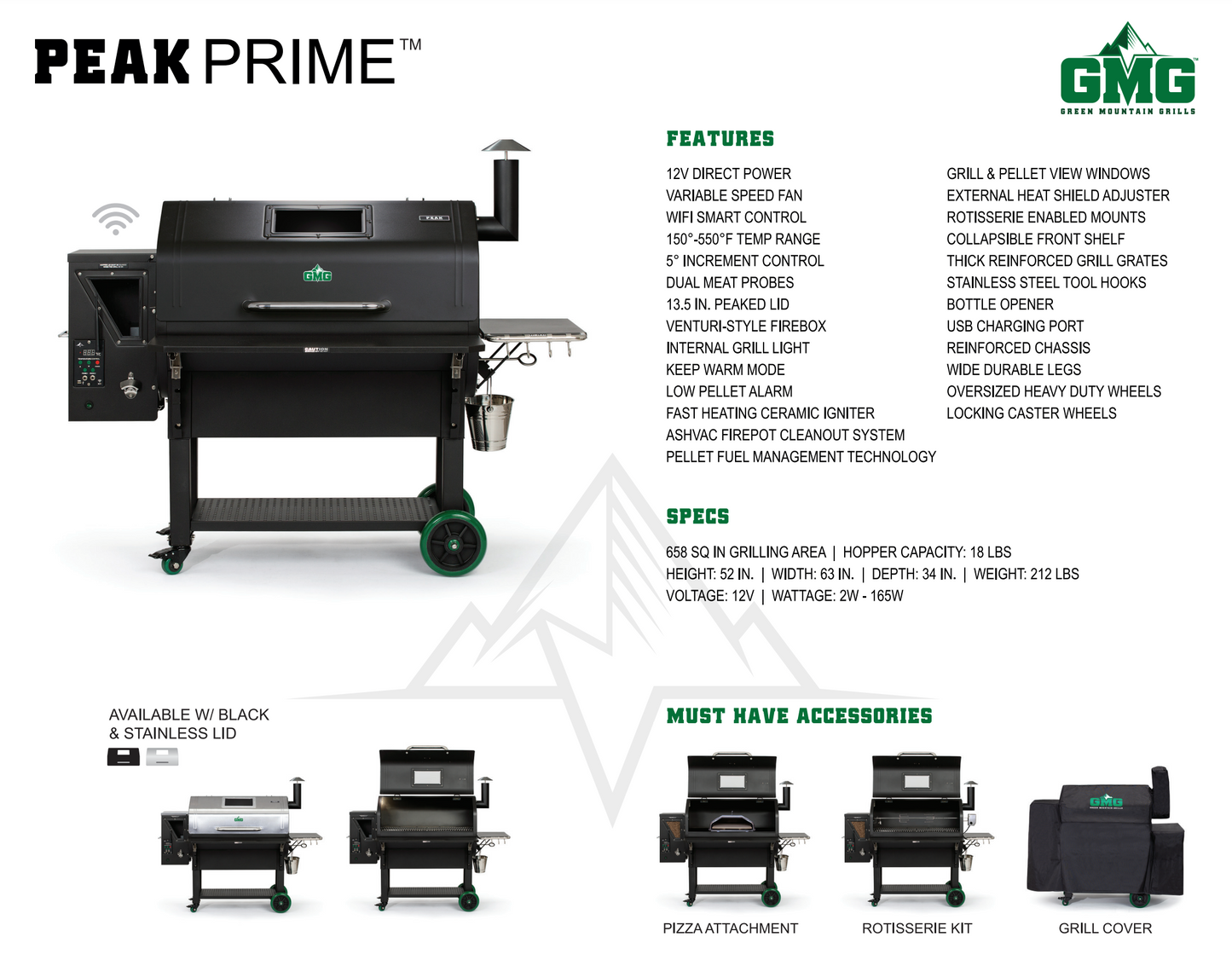 PEAK-SS Prime Plus Wifi - Black