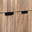Stylish Style 2 Drawer 2 Door Cabinet, Mango Wood - Natural