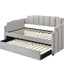 Peridot - Twin Daybed With Trundle - Dove Gray