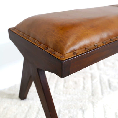Chad - Bench - Brown / Tan