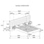 Kiah - Platform Bed With Floating Nightstands
