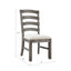 Upholstered Dining Chairs (Set of 2) - Brown - Wood