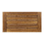 Carlisle - Industrial Coffee Table With And Slat Panel Design - Natural
