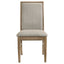 Dreydon - Upholstered Dining Side Chair (Set of 2) - Light Brown