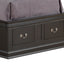 Traditional Style Bookcase Storage Bed