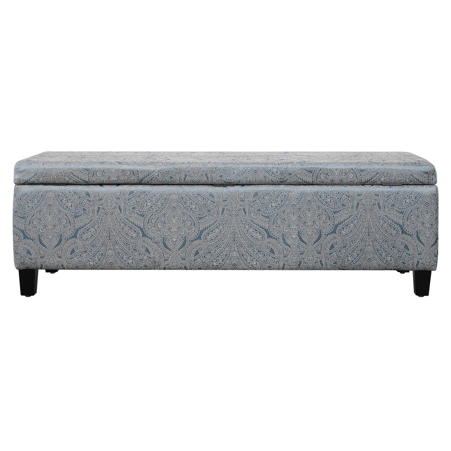 Indoor Storage Ottoman Bench With Hidden Storage - Pattern