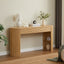 Retro Console Table With Storage, 3 Drawers