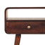 Solid Wood Curved Console Table