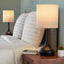 Genie - Contemporary Table Lamp (Set of 2) - Matte Black / Oatmeal