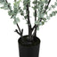 44" Tall, Artificial Plant, Eucalyptus Tree, Indoor, Faux, Fake, Floor, Greenery, Potted, Real Touch, Decorative - Green / Black