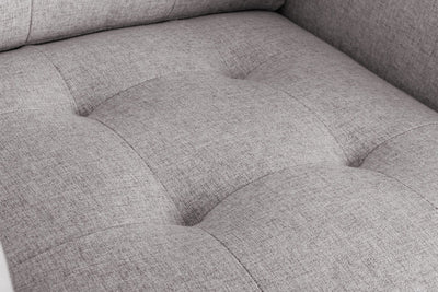 Victoria - Fabric Armchair With Metal Legs, Side Pockets, And Pillow