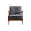 Classic Mid-Century Modern Accent Chairs, Open Framed Armchair With Cushioning