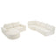 Modular Cloud Sectional Sofa Set, U-Shaped Upholstered Couch With Deep Seat