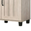 Corby - Oak Finish 3 - Door Shoe Cabinet - Dusty Gray