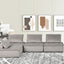 Anna - Stylish Sectional Sofa Ottoman
