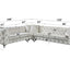 Atronia - Sectional Sofa With 4 Pillows - Beige