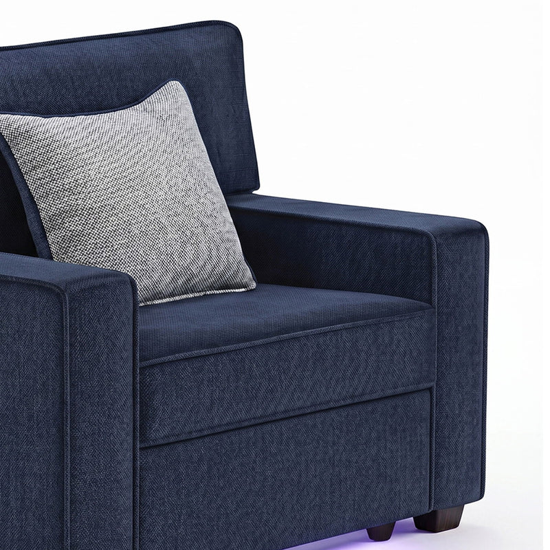 Rita - Accent Chair With LED Underlighting