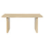 Rectangular Indoor Dining Table - Natural