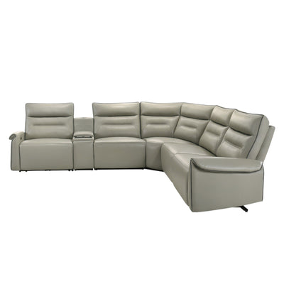 Jayke - Power Motion Sectional Sofa - Light Gray