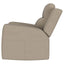 Slater - Upholstered Recliner Chair With Manual Recline - Taupe