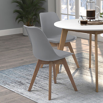 Elegant Padded Side Chair (Set Of 2)