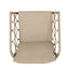 Bruce - Outdoor Club Chair Set With Water Resistant Cushions Rattan And Iron - Brown