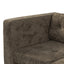 3 Seater Sofa With Square Arms, Tufted Pillow Back For Living Room