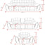 Steban - Console Reclining Loveseat - Gray