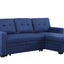 Upholstered Pull Out Sectional Sofa With Chaise