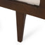 Chic Contemporary Chaise Lounge With Button Tufting And Bentwood Structure