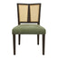 Mid Century Rattan Dining Chair Without Arms Set