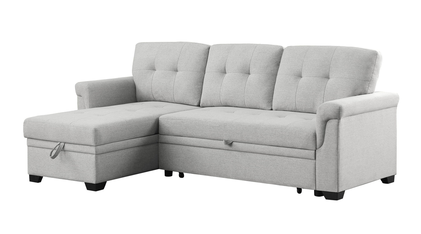 Lucca - Reversible Sleeper Sectional Sofa With Storage Chaise
